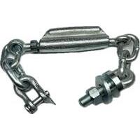 Catena imbrigliamento 2+2 maglie, adattabile a Fiat 5002501. Interasse 430 mm filetto M16X2 mm.